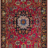 Persian Hand-Knotted Hamadan Tribal Wool Carpet - AR3591