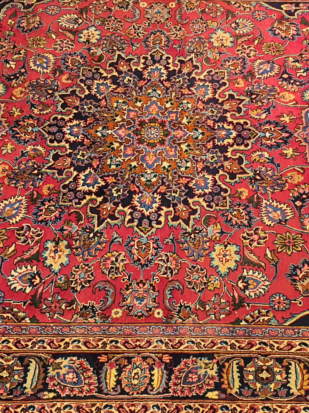 Persian Mashad Wool Chobi Design - 7.8 X 10.6 FT - AR1517