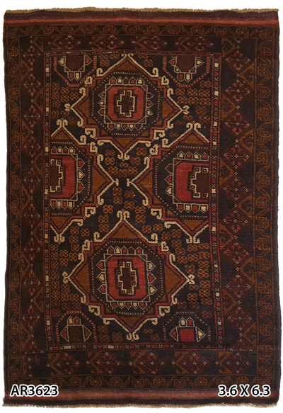 Afghan Baluch Wool on Wool Tribal - AR3623