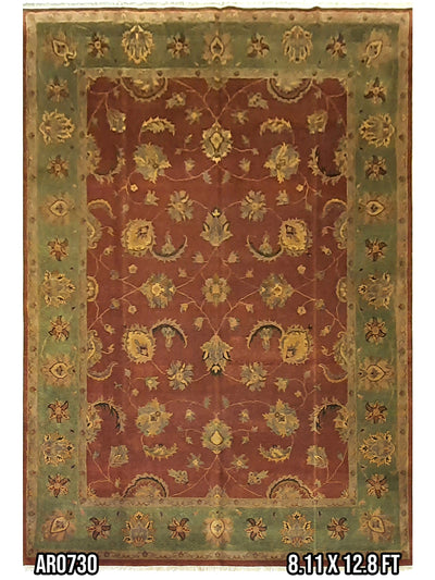 Antique Wash Indo Vegi Khazak Design - 8.11 X 12.8 FT - AR0730