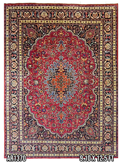 Tabriz With Medallion Design - 9.10 X 12.5 FT - AR1370