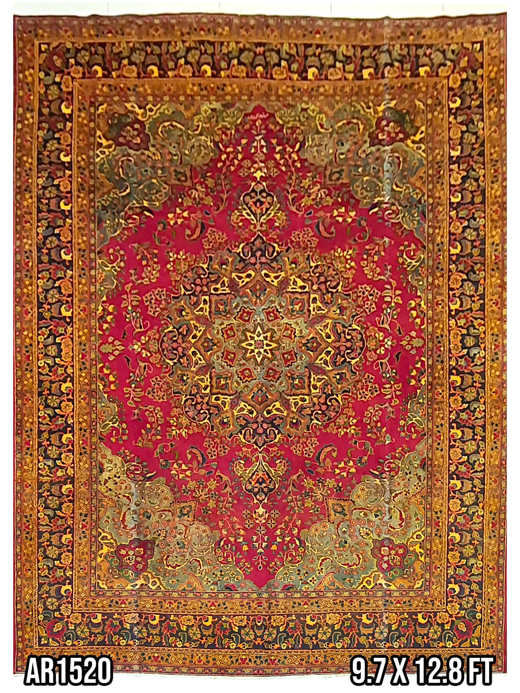 Persian Kirman Tribal Design - 9.7 X 12.8 FT - AR1520