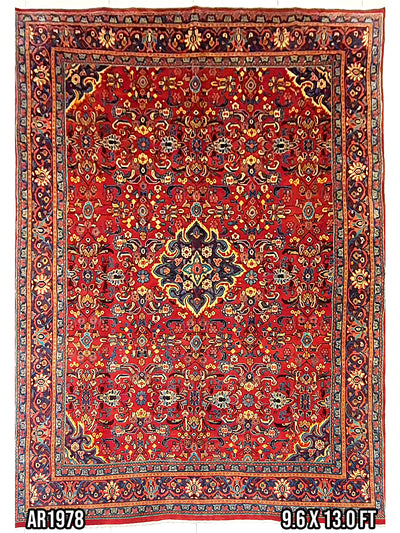 Persian Tabriz Tribal Design - 9.6 X 13.0 FT - AR1978