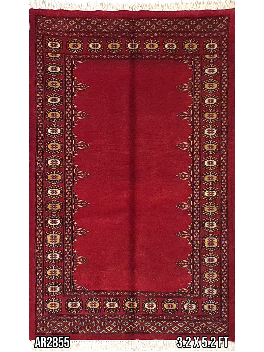 Bukhara Centre Plain Design - 3.2 x 5.2 FT - AR2855