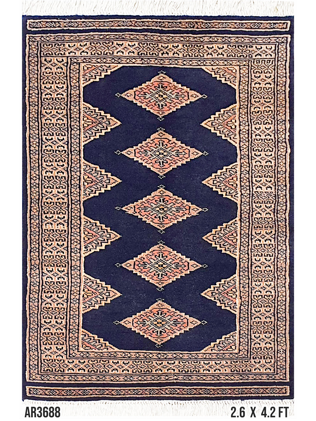 Pak Persian Caucasian Design - 2.8 X 3.6 FT - AR3688