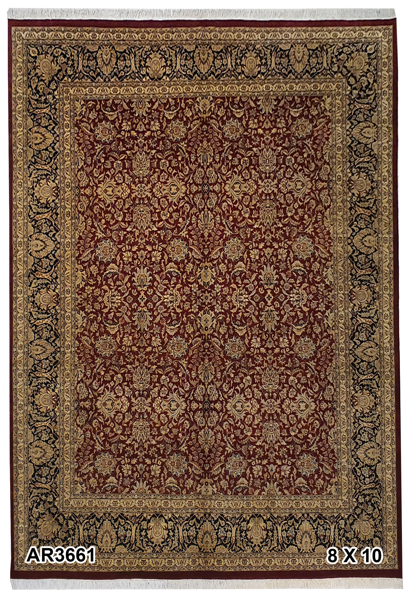 PAK ISFAHAN ALLOVER DESIGN MADE OF BABY LAMBS WOOL - AR3661