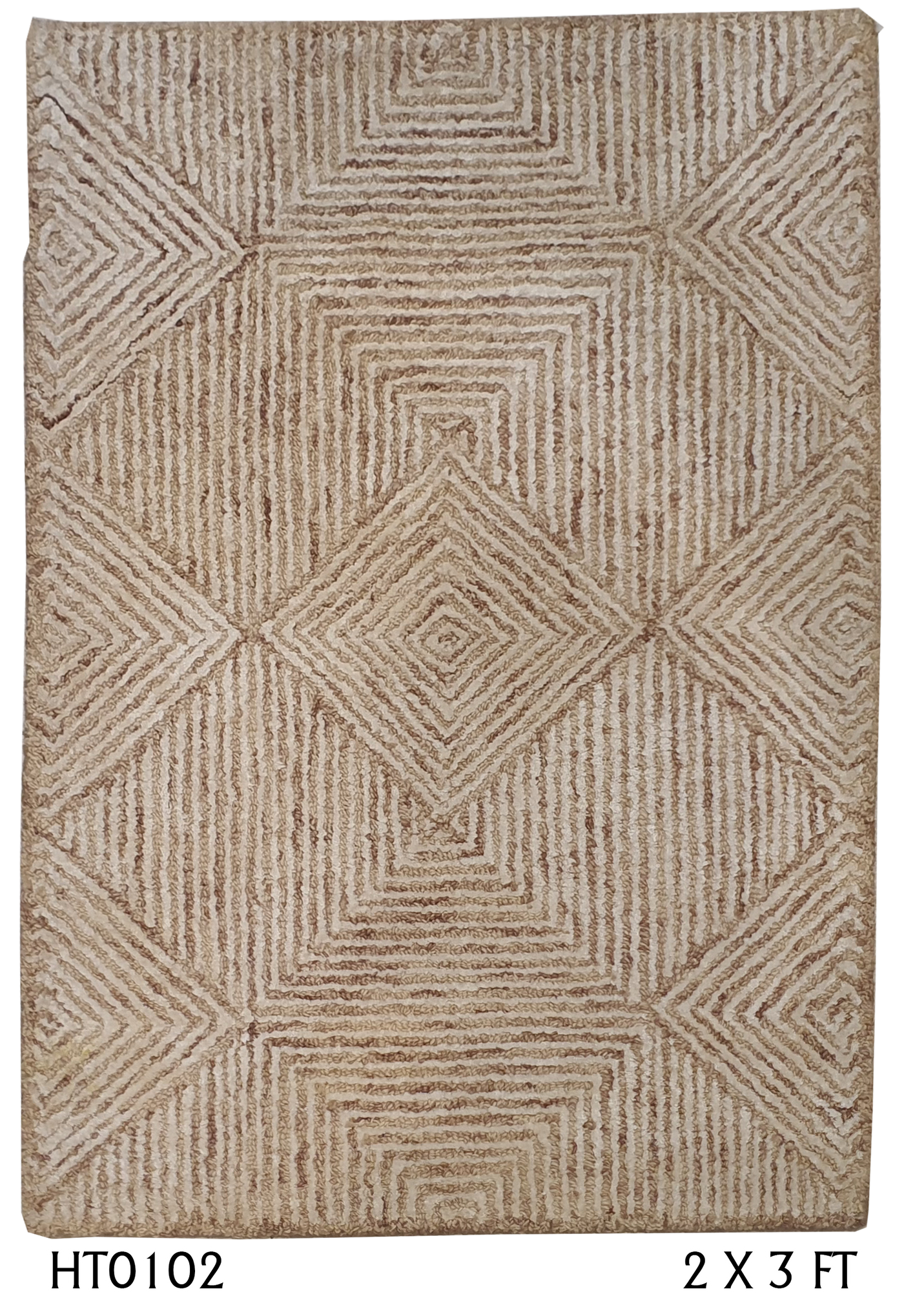 SUPERFINE HAND TUFTED LOOP & CUT PILE CARPET SAMPLE - HT0102