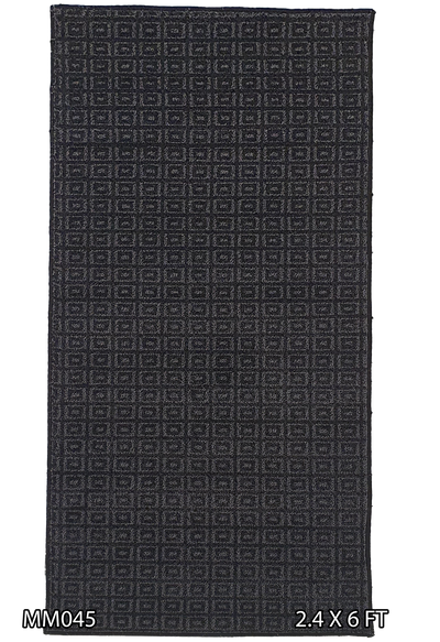MACHINE MADE EMBOSS BOX DESIGN BLACK & WHITE RUNNER - MM045
