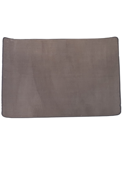 MACHINE MADE FOAM SQUARE LIGHT GREY CARPET - MM044