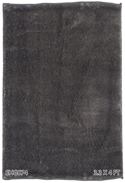 Royal Silk Shaggy Carpet Light & Dark Grey - SHG074