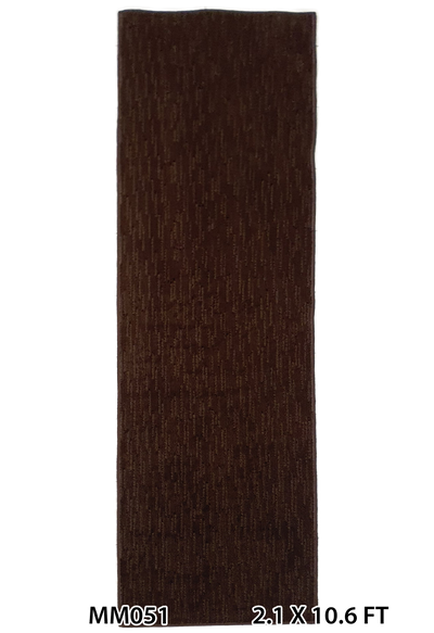 MACHINE MADE LIGHT & DARK BROWN RUNNER - MM051