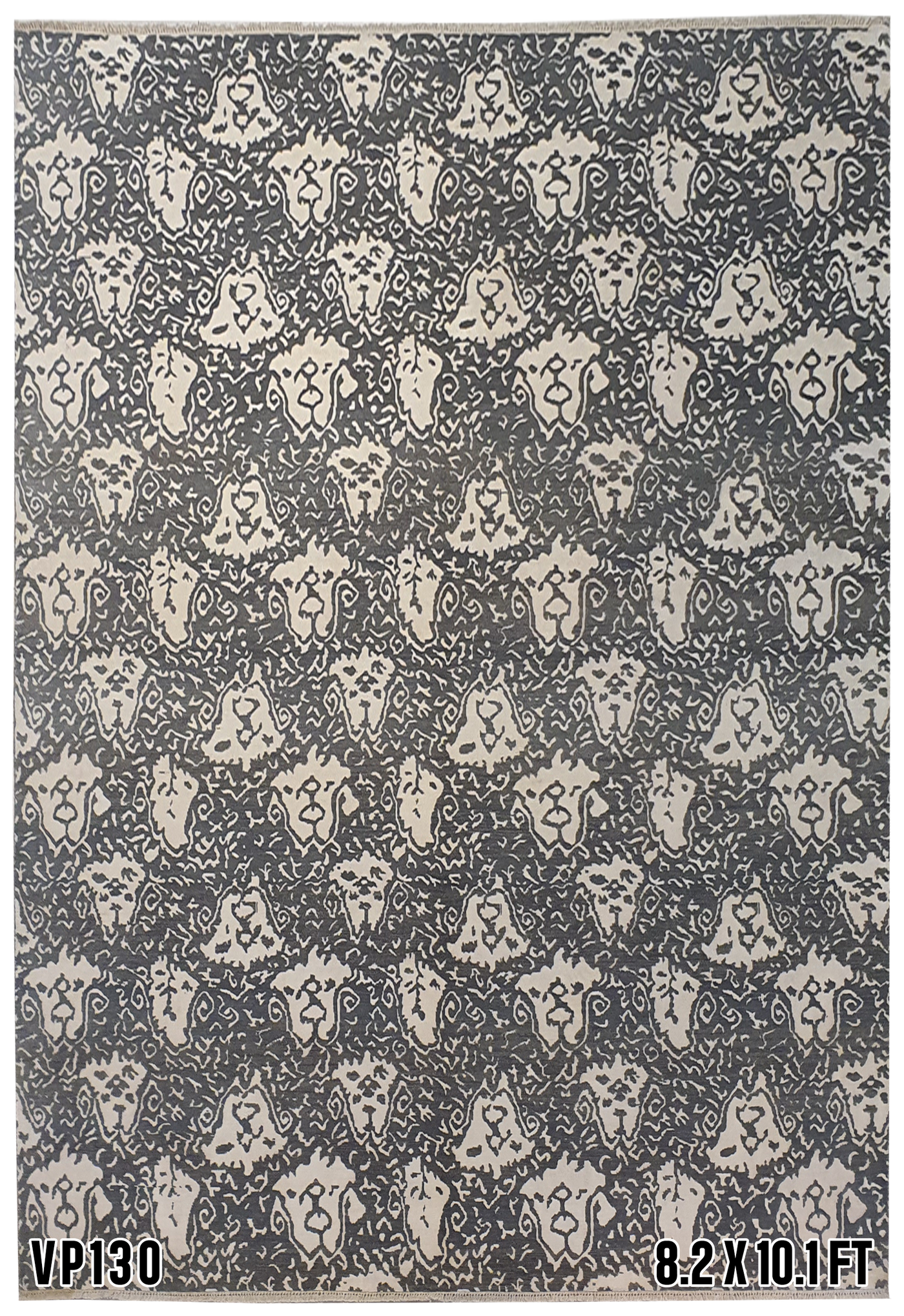 Persian Silk and Wool Allover Flower Works - VP130