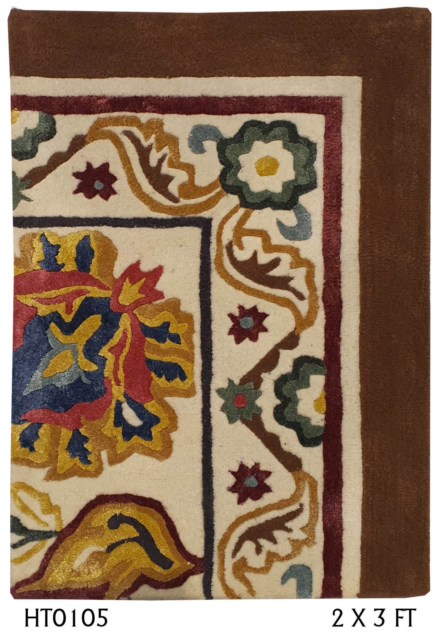 SUPERFINE HAND TUFTED VISCOSE WITH WOOL HI & LOW PILE CARPET SAMPLE - HT0105