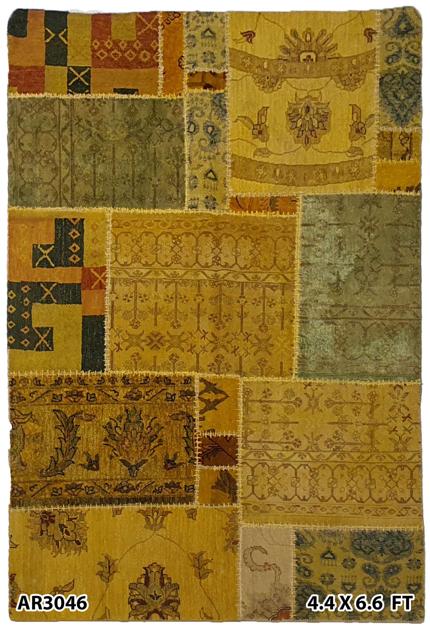 Old Persian Multi Patchwork Design - AR3046
