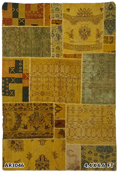 Old Persian Multi Patchwork Design - AR3046