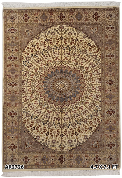 Pak Persian Diamond Dome Design Silk Lining - AR2726