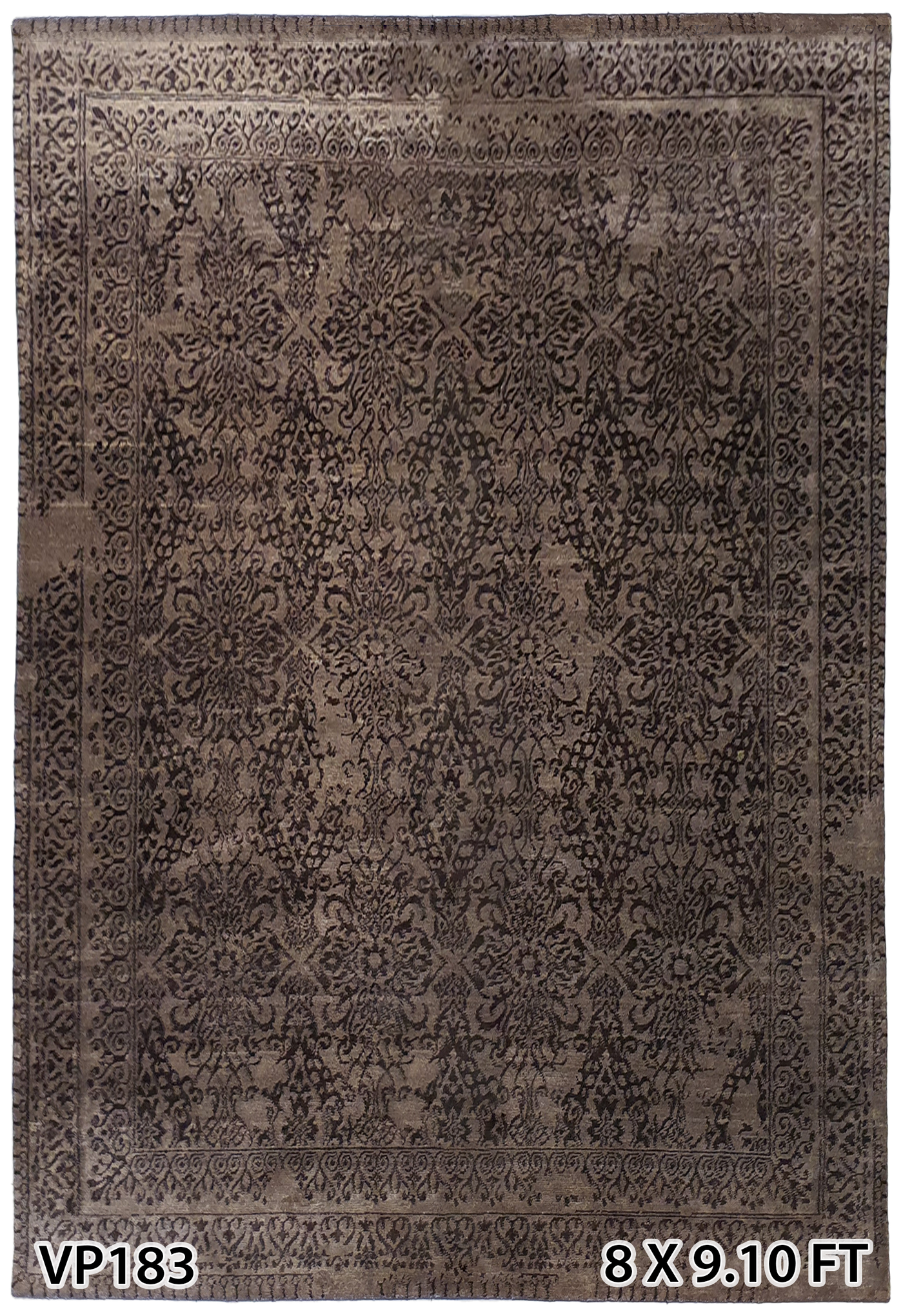 Superfine Indo Classic Broken Design Allover Floral Design-VP183