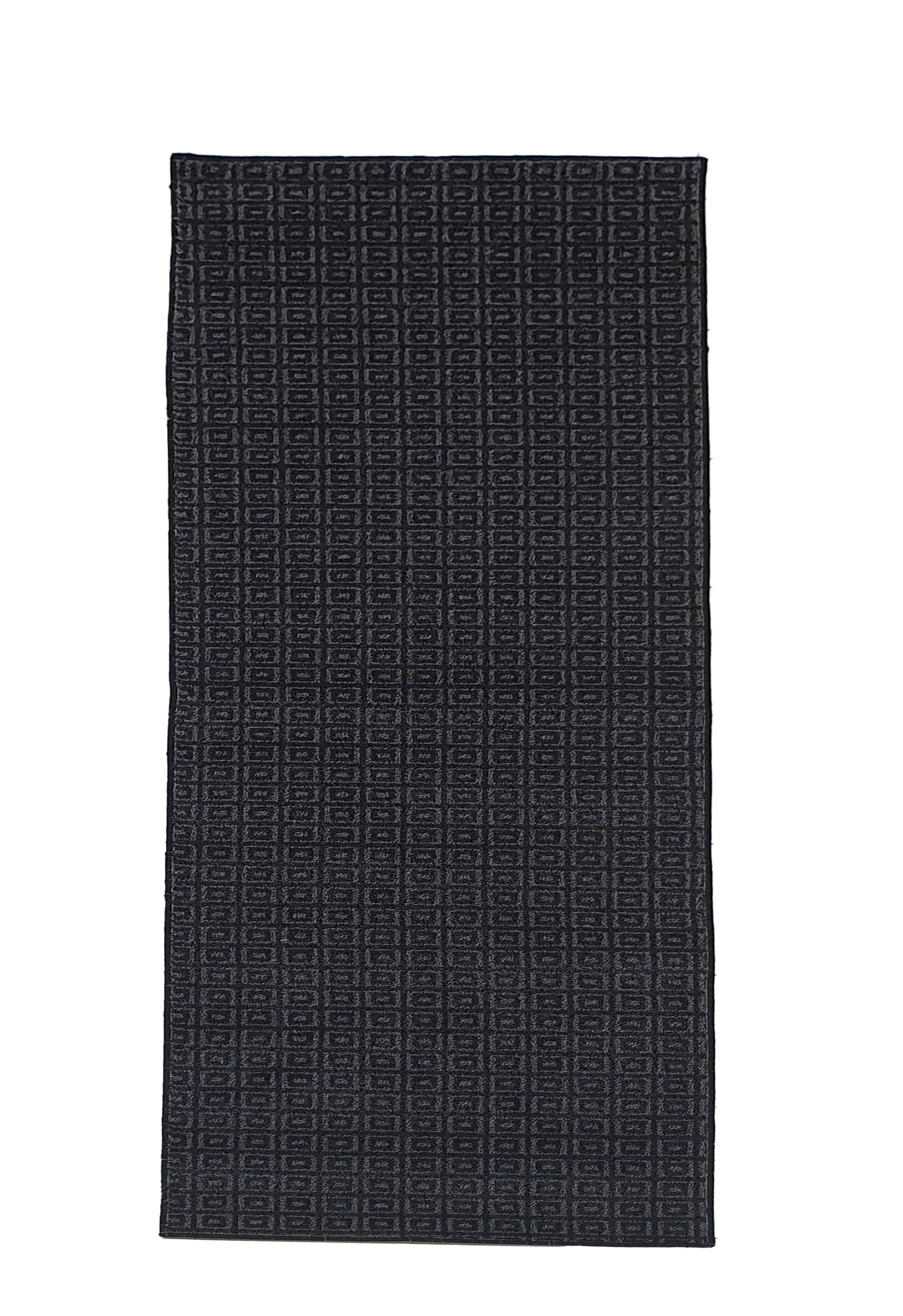 MACHINE MADE EMBOSS BOX DESIGN BLACK & WHITE RUNNER - MM046