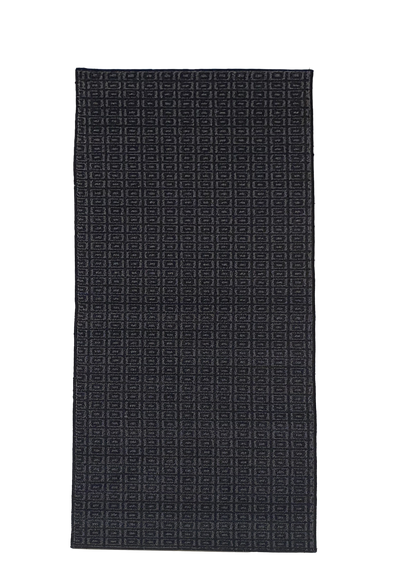 MACHINE MADE EMBOSS BOX DESIGN BLACK & WHITE RUNNER - MM046