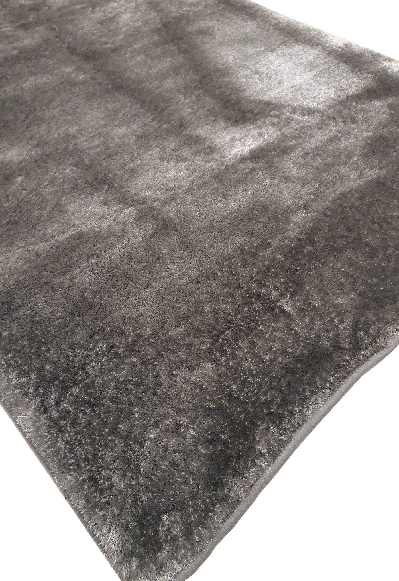 Royal Silk Shaggy Carpet Light & Dark Grey - SHG074