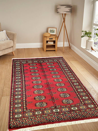 Persian Bukharah Small Rug - 3.01 X 5.03 FT - AR2224