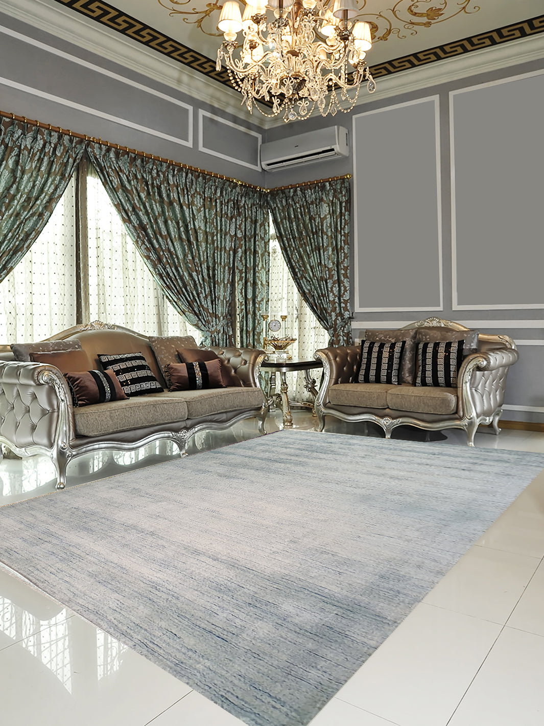 Superfine Handloom Designer Gabbeh Silk And Wool - 8.2 X 9.9 FT - HL0022