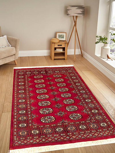 Persian Bokharah Maroon - 3.01 X 4.07 FT - AR2232