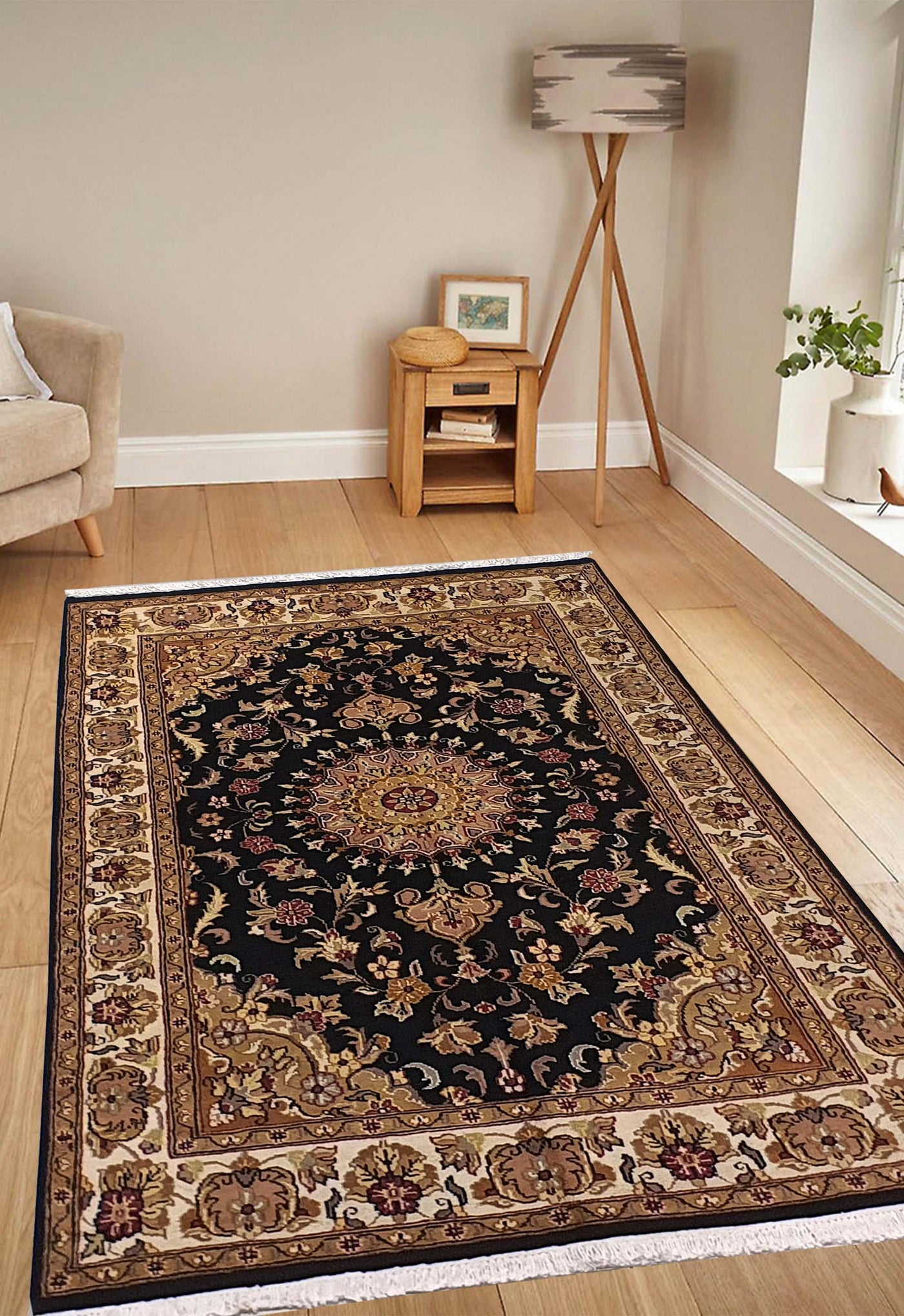 Persian Sk Isfahan Flower Design - AR1815