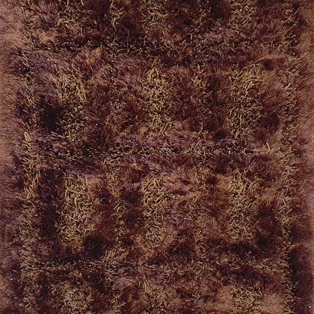 Shaggy Plum and Brown Silk and Wool - SHG056
