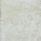 Shaggy White Silk and Wool Runner - SHG058