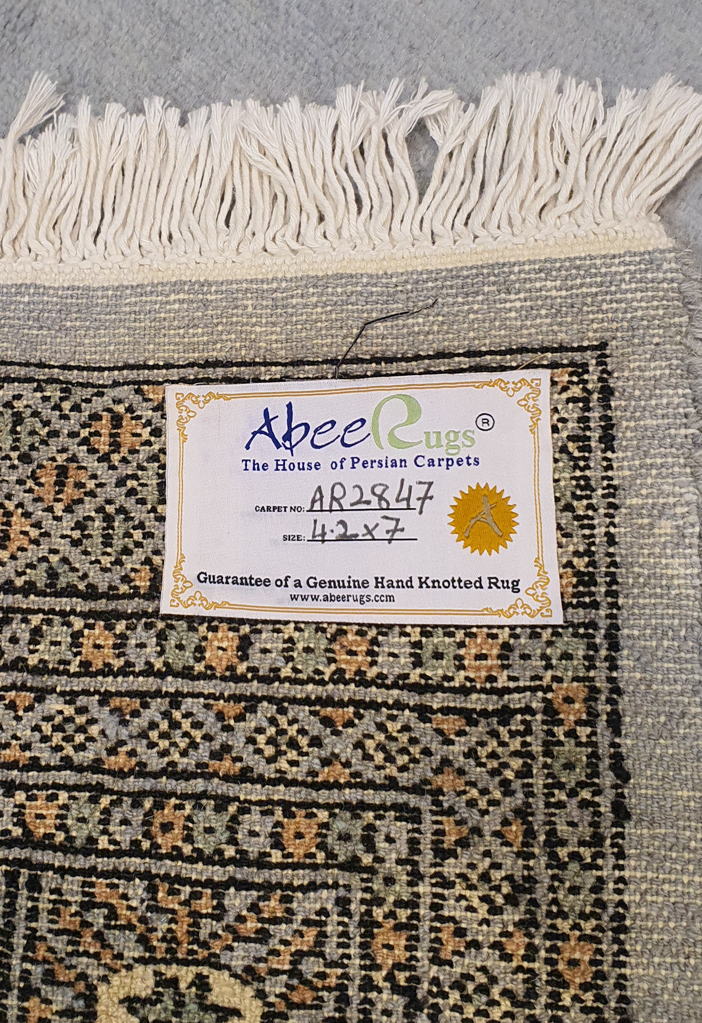 Superfine Bukhara Grey- AR2847