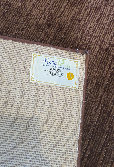 MACHINE MADE LIGHT & DARK BROWN RUNNER - MM051