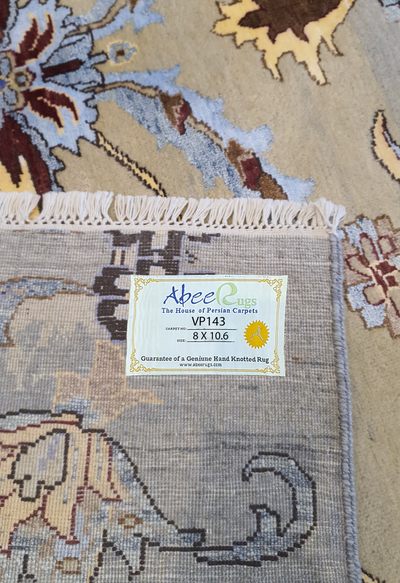 Persian Classic Floral Design Cream and Grey - VP143