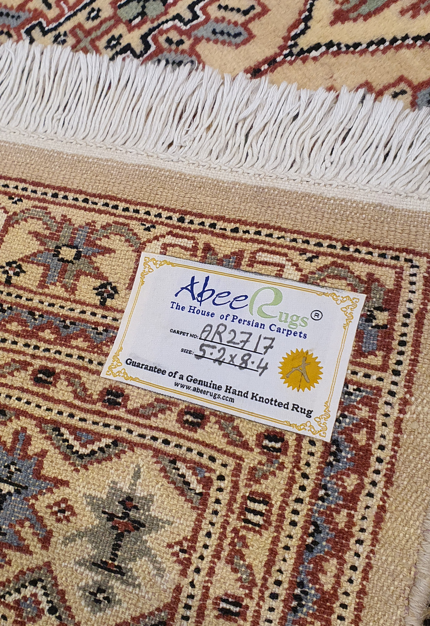 Pak Persian Sk Geometry Design Silk Lining - AR2717