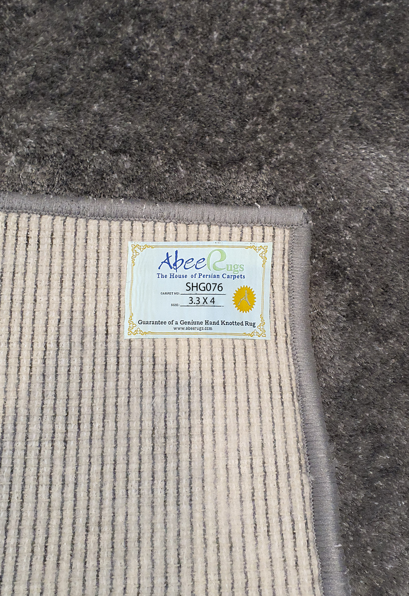 Royal Silk Shaggy Carpet Light & Dark Grey - SHG076