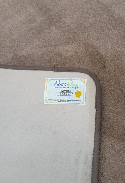 MACHINE MADE FOAM SQUARE LIGHT GREY CARPET - MM044