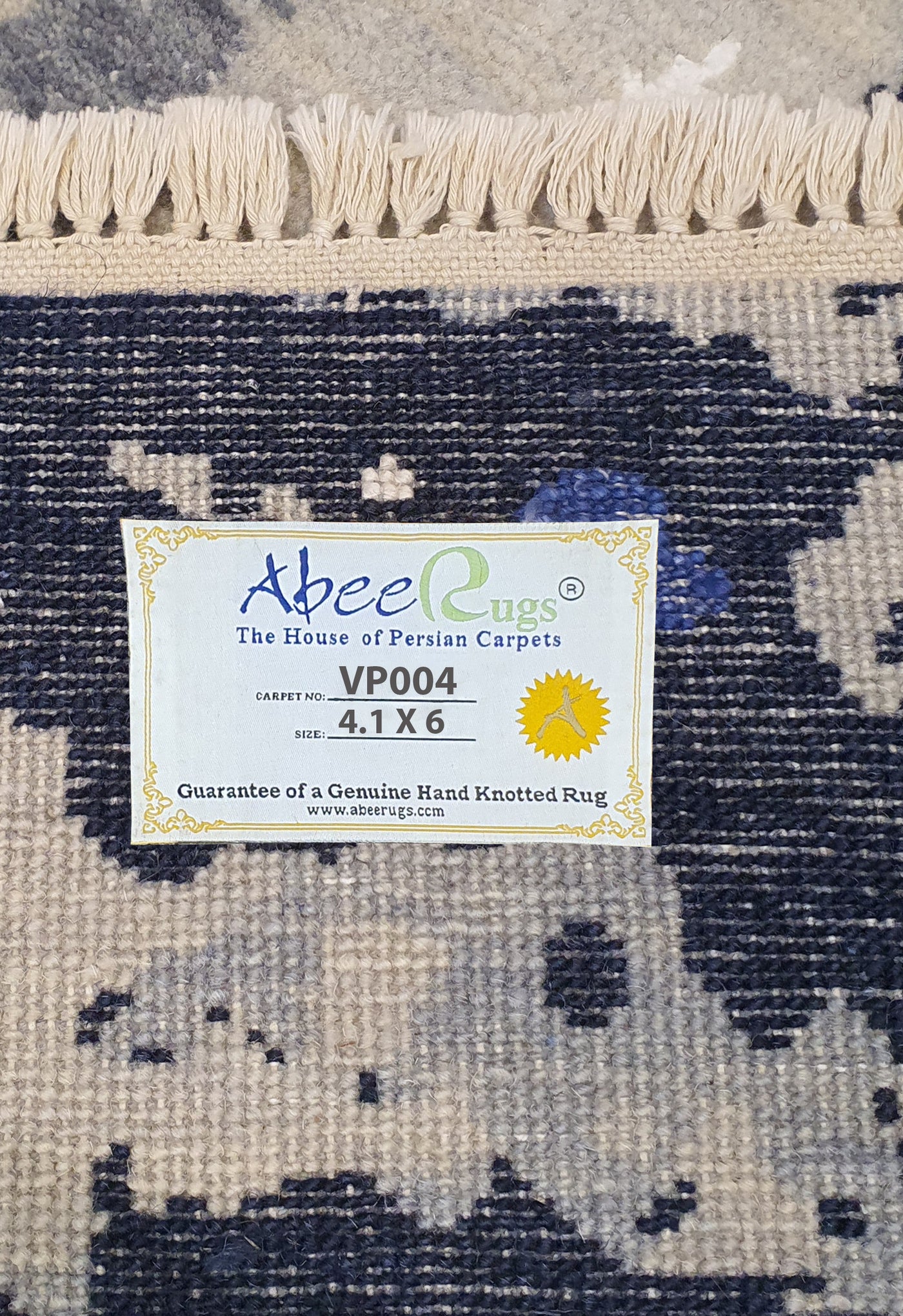 Superfine Persian Silk and Wool Galaxy Design Wool Light Grey, Dark Grey, Light Blue and Dark Blue-VP004