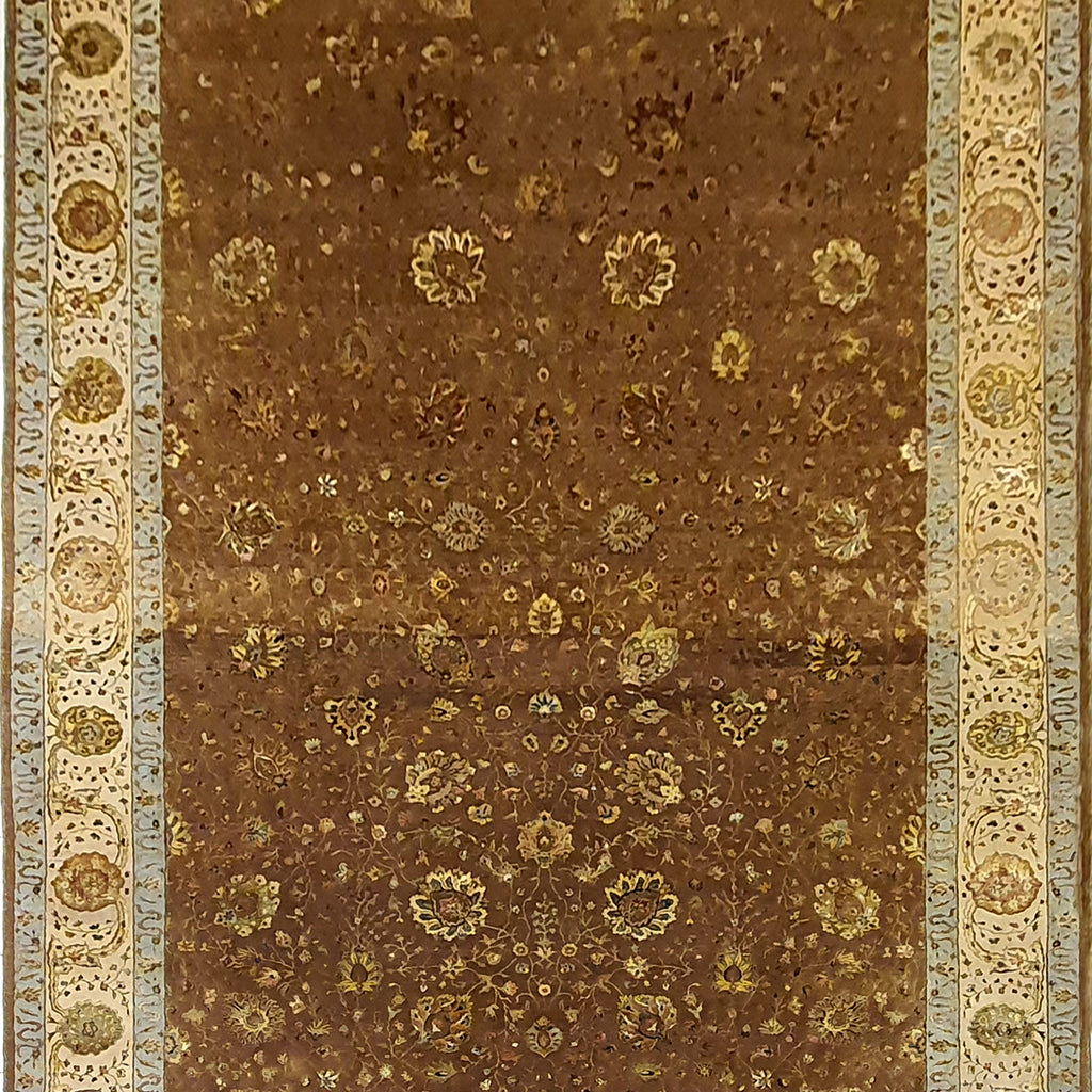 Indo Isfahan Allover Design with Emboss Flower - VK001T