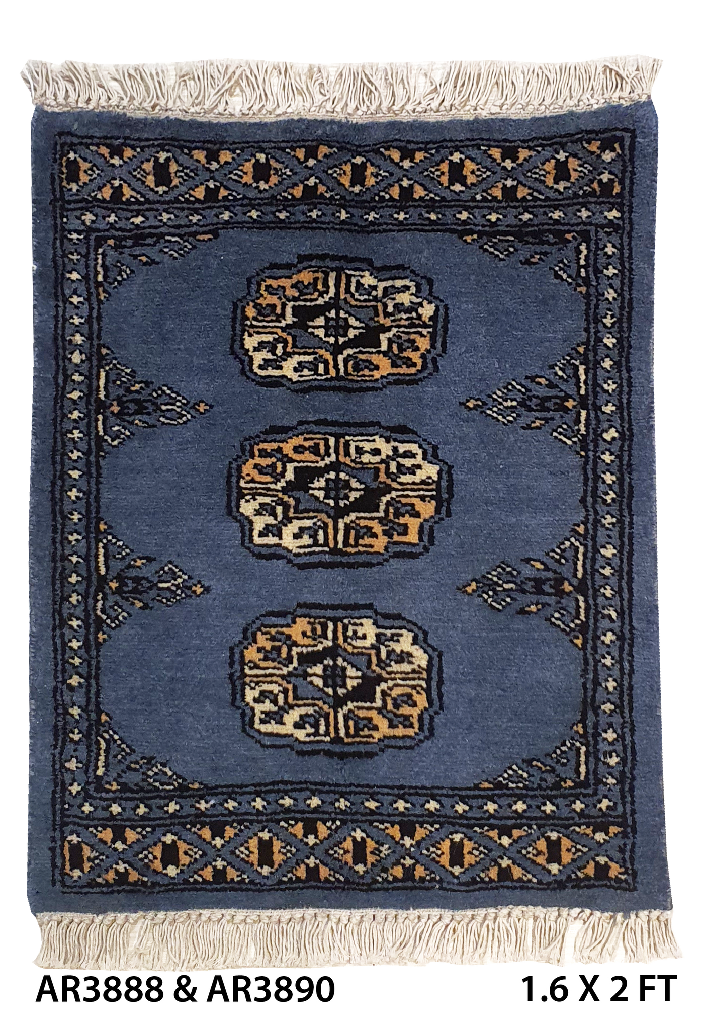 Single Knot Three Elephant Foot Pattern Design - AR3888 & AR3890