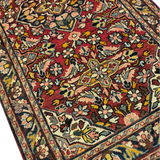 Persian Hamadan Red Tribal Wool Runner Carpet - AR3568