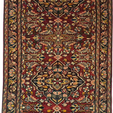 Persian Hamadan Red Tribal Wool Runner Carpet - AR3568