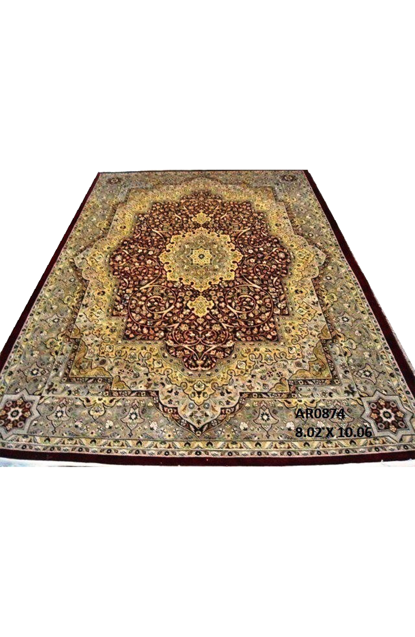 Pesian Mahi Isfahan with Geometric Design - AR0874