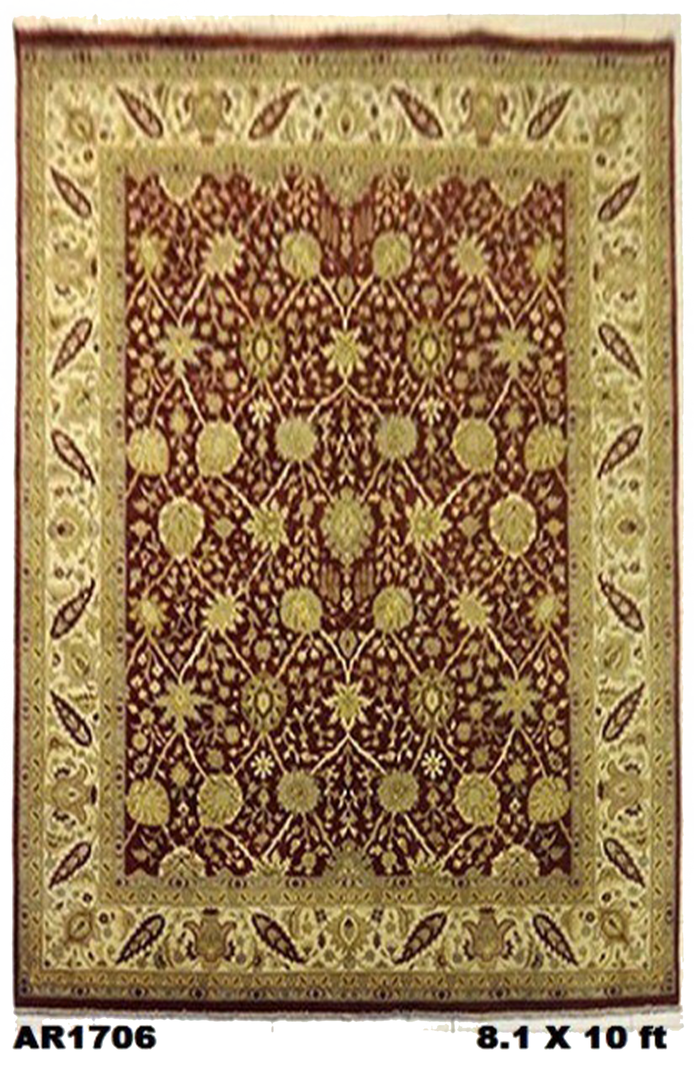 Tabriz Shah Abas Flower Design -AR3263