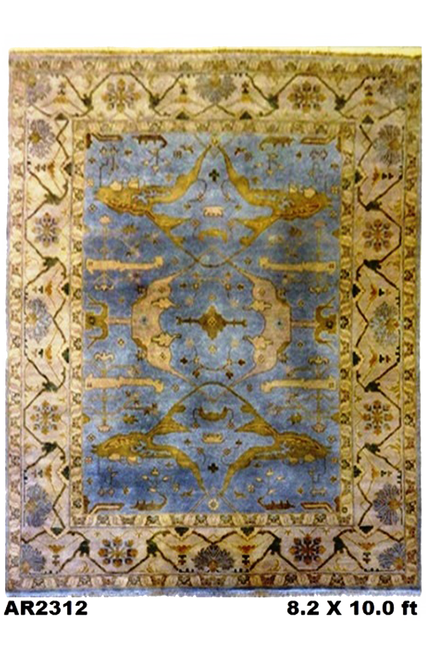 Turkish Knot Gold Wash - AR2312