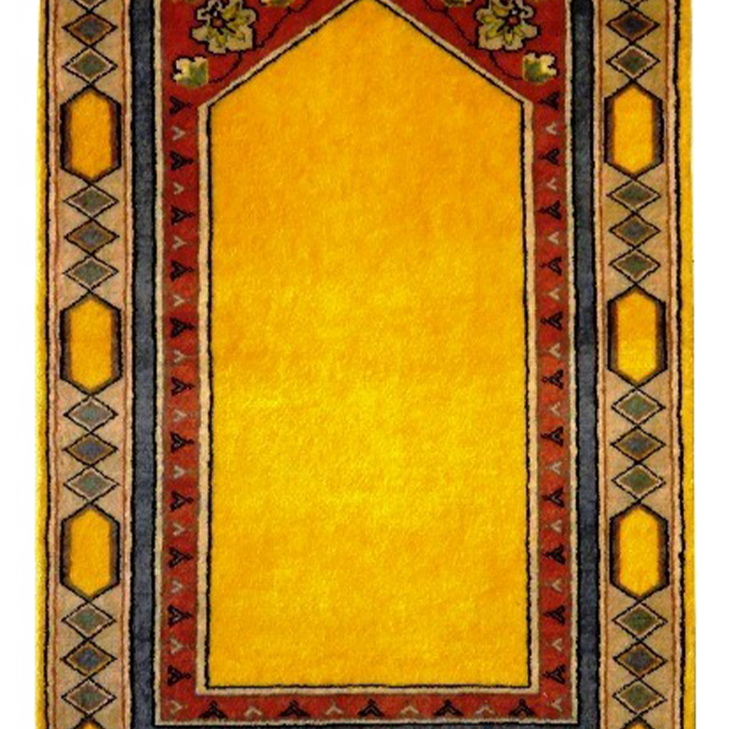 Royal Yellow Prayer Rug - AR2581
