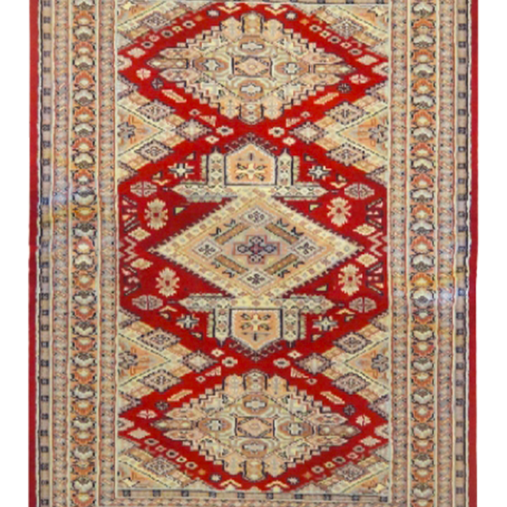 Antique Wash Persian Tribal Isfahan Runner Design - AR0757