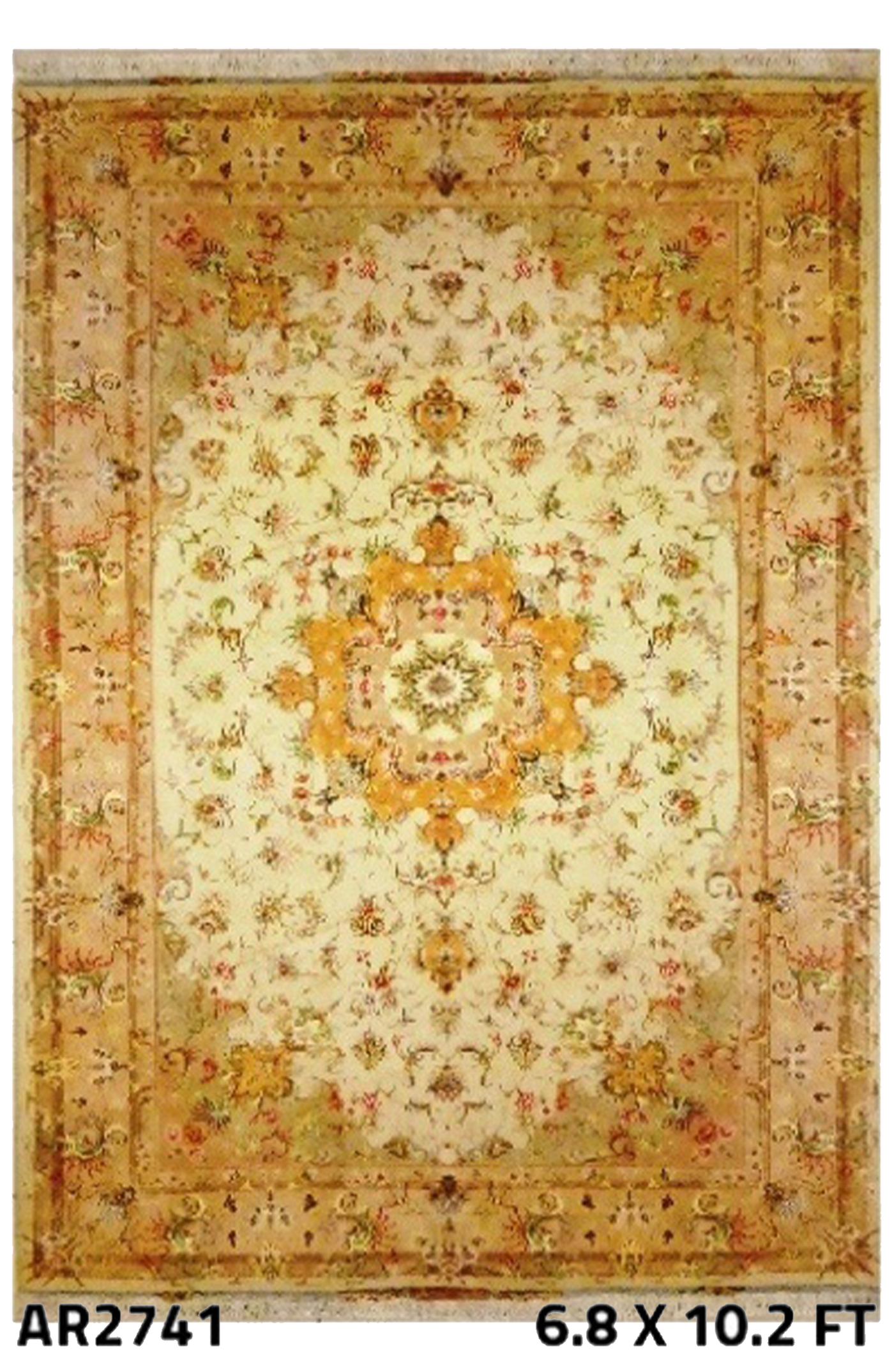 Persian Tabriz Shah Abas Silk and Wool - AR2741