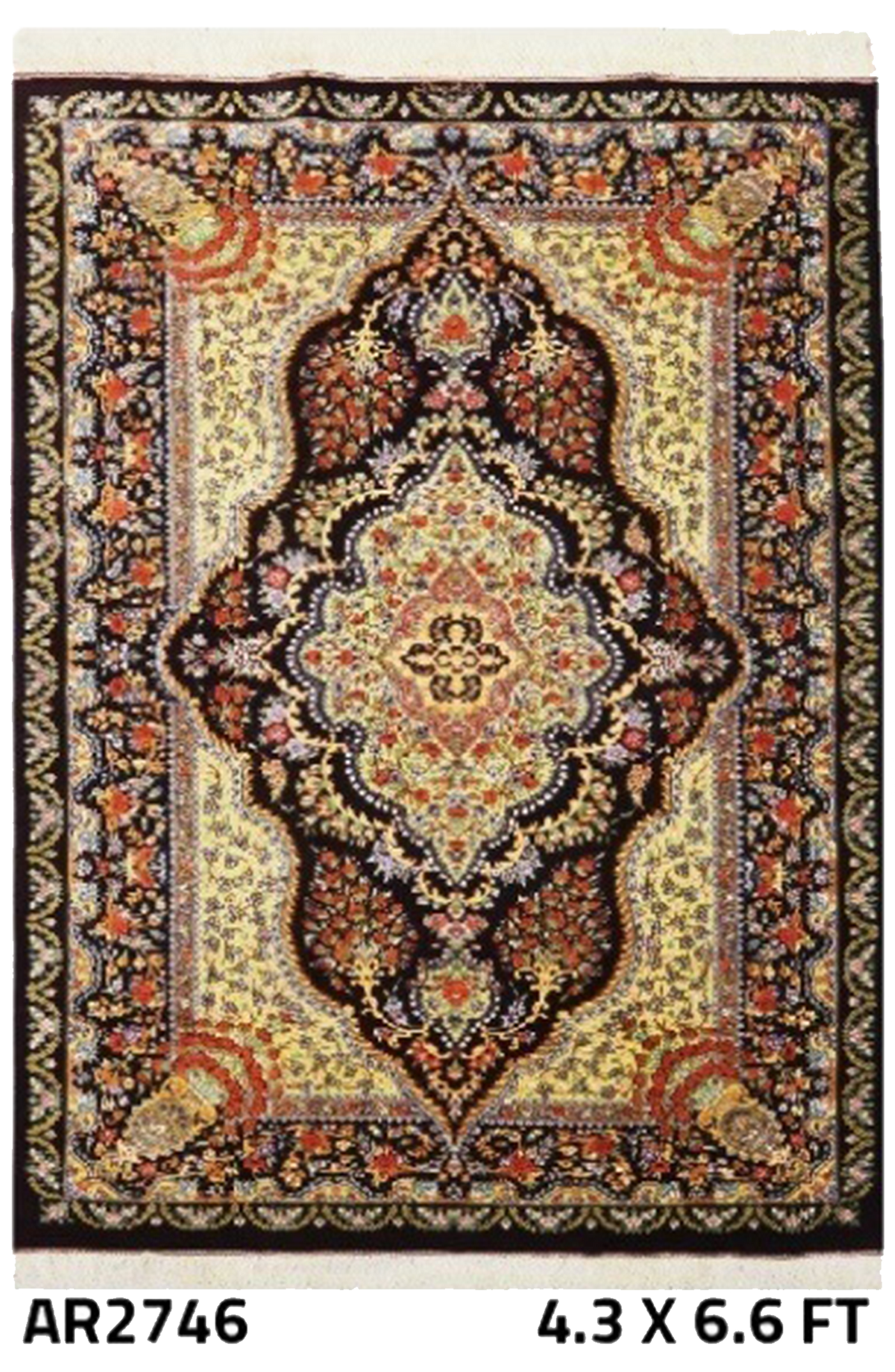 Qum Silk On Silk Sign By Iran Qum Shamadi - AR2746