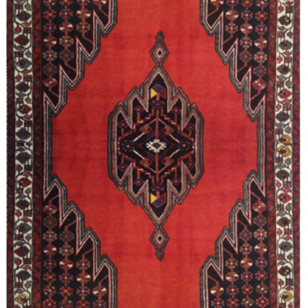 Persian Hamadan Wool Red & Black - AR3202