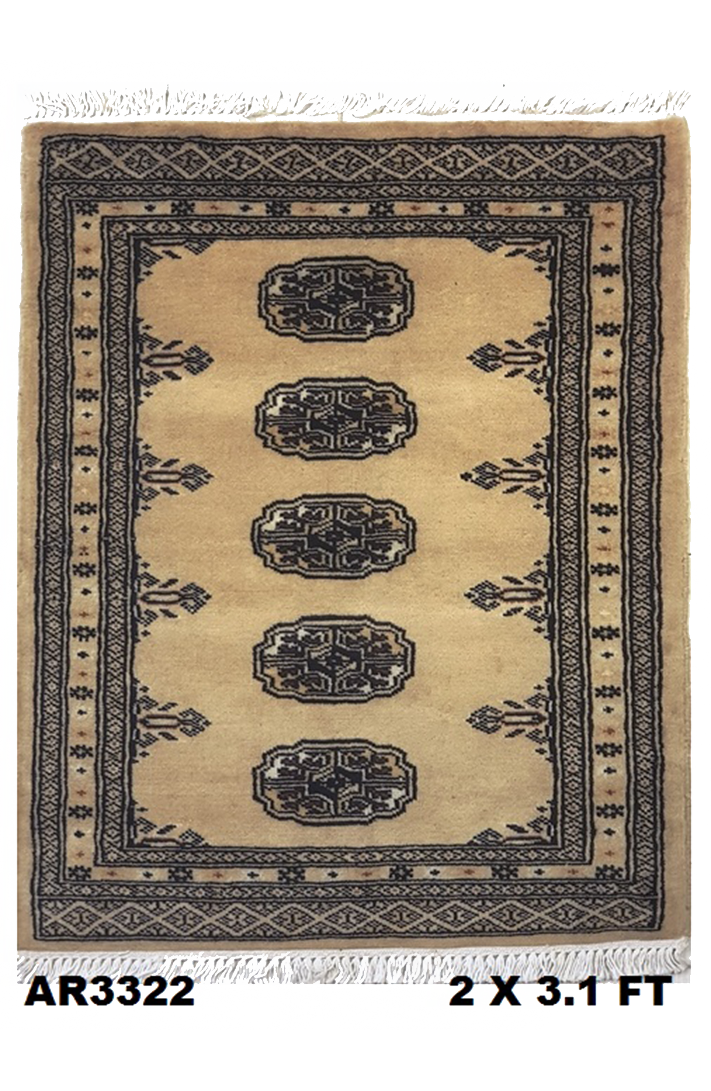 SK BUKHARA ELEPHANT FOOT PATTERN and LINING BORDER-AR3322